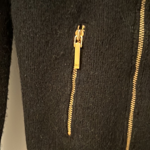 Lauren Ralph Lauren Zipped Lambswool Bomber Jacket, Size S - Picture 2 of 5